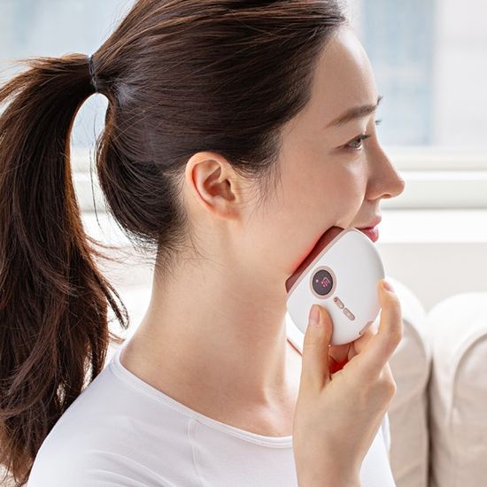 테크러브 천연폄석 스톤 온열 괄사 마사지기 LV021R