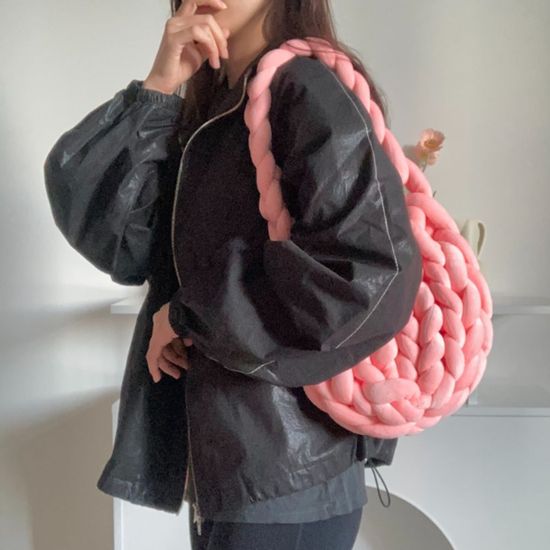 빅 왕모찌실 망고 가방 뜨개실(WD08F35)