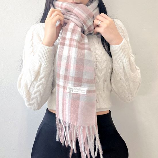 소프트 파스텔 체크 머플러 목도리 6color 