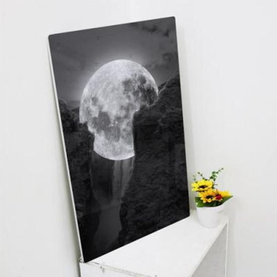 ir178-폼아크릴액자38CmX58Cm_절벽사이보름달