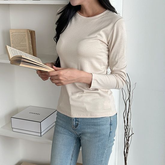 쎄리아 레이온 베이직 긴팔티 기본 베이직 맨투맨