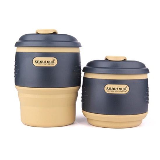 아웃도어 실리콘 폴딩 커피 머그컵