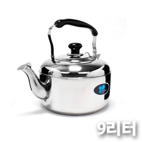키친아트 멜로디 주전자 9L 스테인레스 주둥이마개