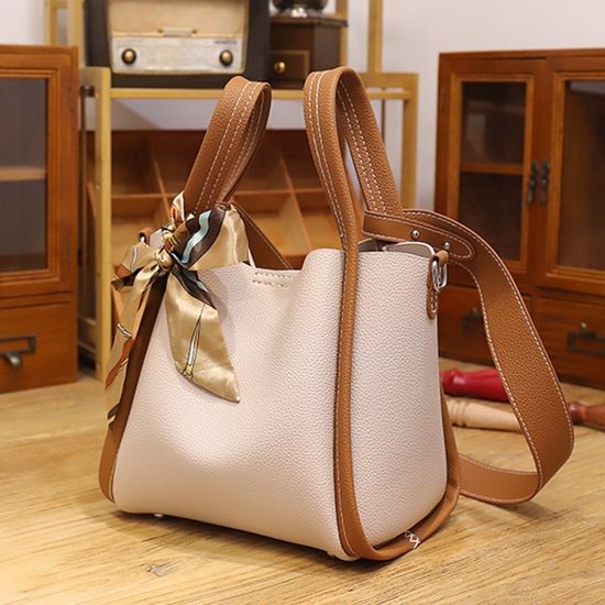 DIY 손바느질 가죽가방 키트(버킷백) (베이지)