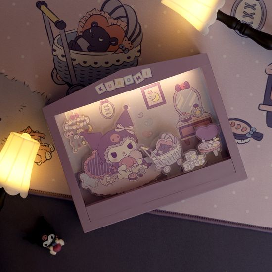 산리오 쿠로미 블루투스 액자 스피커 무드등 스피커