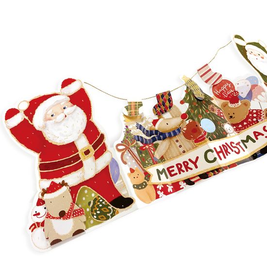 [FS41-2] 크리스마스 호두까기 인형 손들어 입체카드