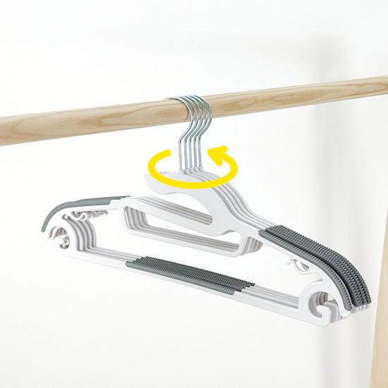 올지 라운드 논슬립옷걸이 10p 어깨뿔방지 옷걸이