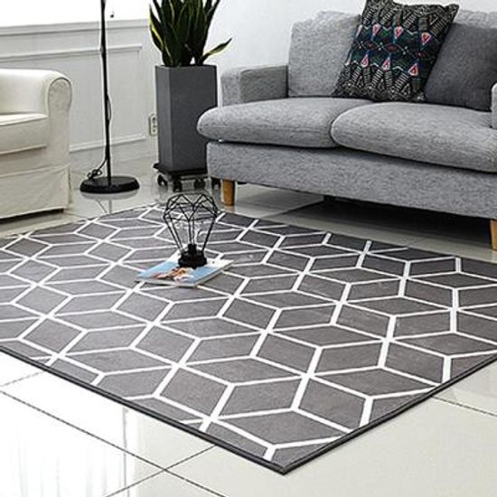 실내 공간을 세련되게 러그카페드 입체사각 200x250