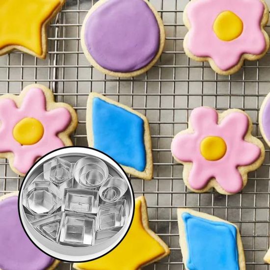 쿠키커터 홈베이킹 쿠키틀 기하학 쿠키틀 24종 K577