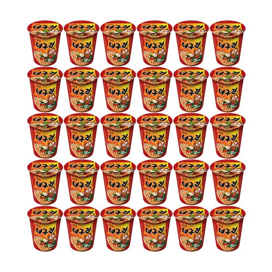 농심 너구리 컵라면 62g x 30개 우동 컨셉 라면