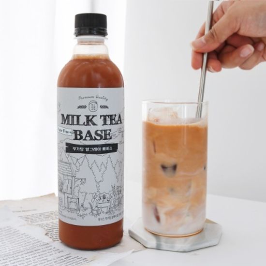 무가당 얼그레이 대용량 밀크티 베이스 500ml