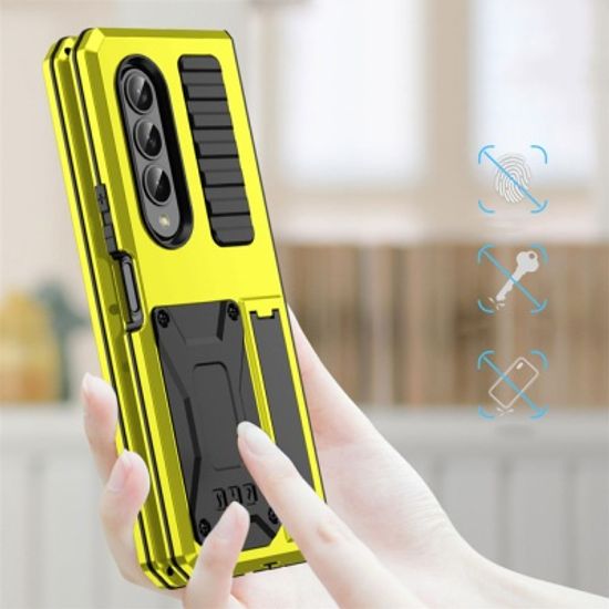 갤럭시 Z폴드4 메탈 스탠드 거치대 범퍼 하드 케이스