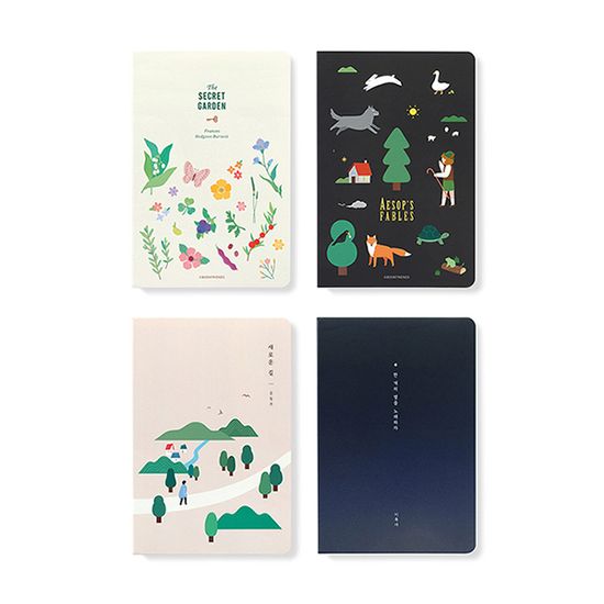 문학 듀얼 인덱스 스티키 노트