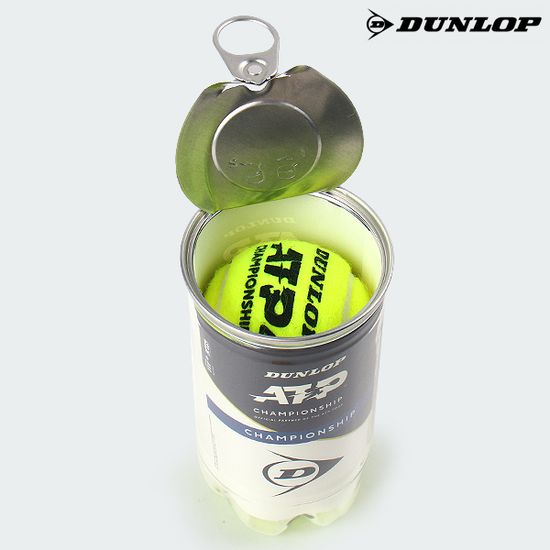 던롭 ATP 챔피언쉽 시합구 테니스공 캔 (2볼)