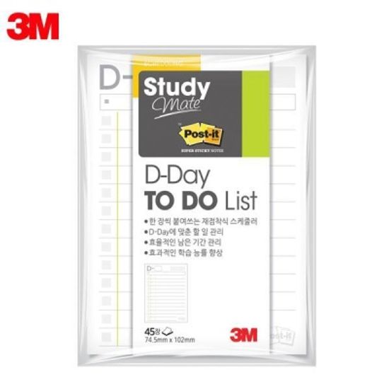 3M 스터디메이트 디데이 투두리스트 657 [00031918]