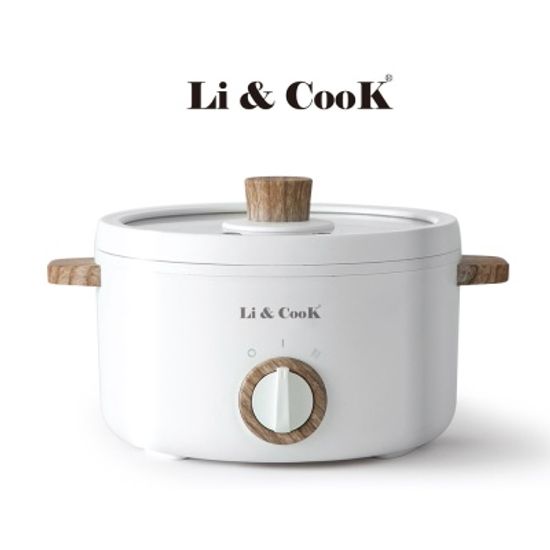 [리앤쿡] 세라믹 멀티쿠커 크림화이트 1.5L