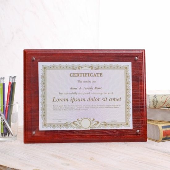 클래식 허가증 상장 액자 A4 수료 벽걸이 탁상액자