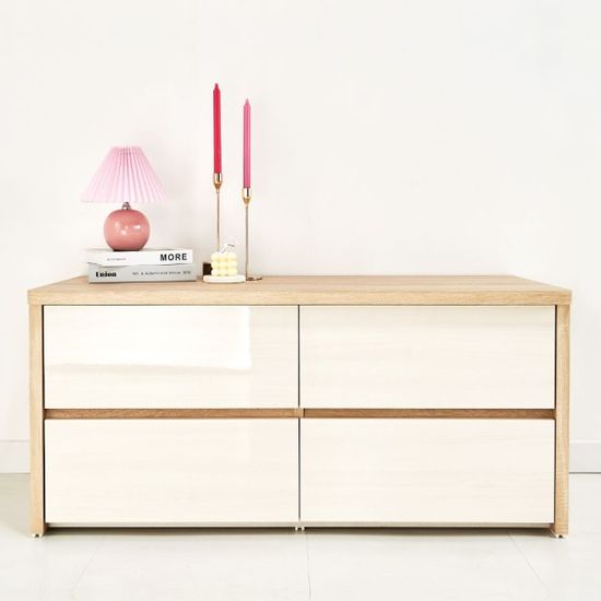 렛잇비 2단 와이드 거실장 (착불)