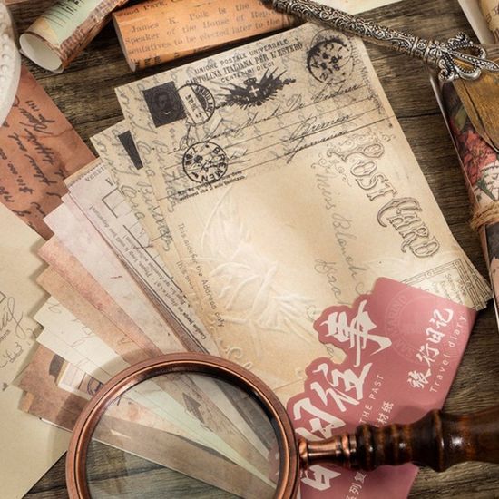 레트로 빈티지 이벤트 시리즈 배경종이 페이퍼 