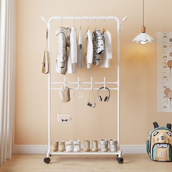 이동식 스탠드 상하 걸이 행거 선반 철제 옷걸이 헹거