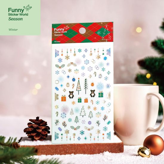 퍼니스티커 C591E 겨울 에폭시 시즌 스티커