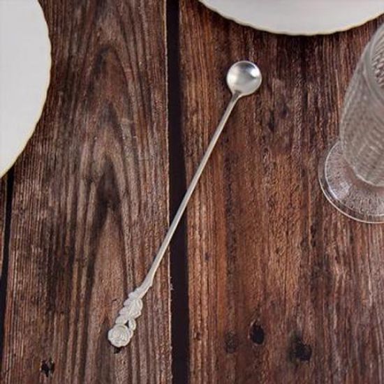 빈티지 테이블 로즈 롱티스푼 1개
