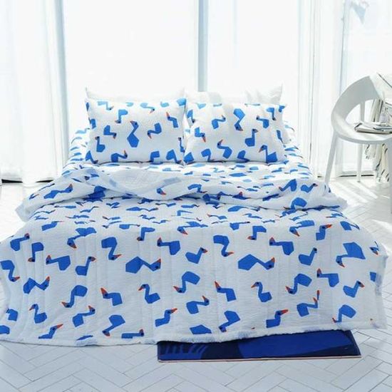 SUMMER 블루덕 누빔이불SS+배게커버SS+토퍼SS+패드SS