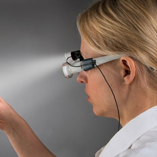 에센바흐 LED조명장치(안경클립형/160422)LED라보조명