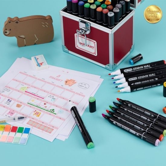 [드림아트]마카페인팅(80색)/드로잉펜 마카펜 사인펜