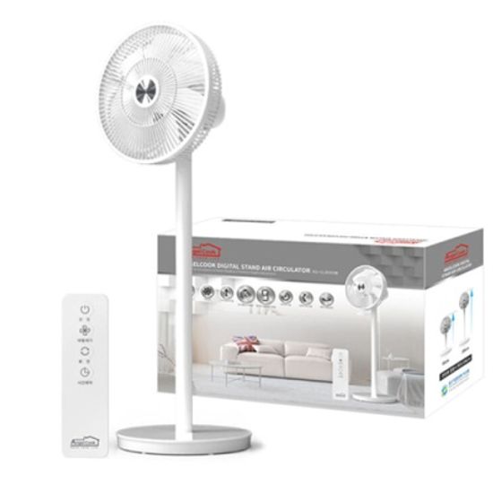 엔젤쿡 스탠드형 리모컨 에어 서큘레이터 AG-CL8000W