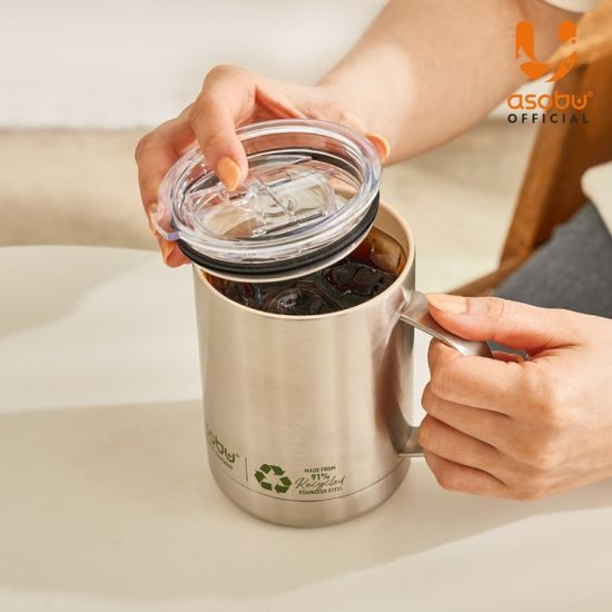 아소부 세라믹 스텐 진공 얼티밋머그 360ML 리사이클