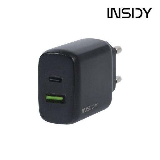 인사이디 2포트 듀얼 초고속 정품 충전기 IPC-25W