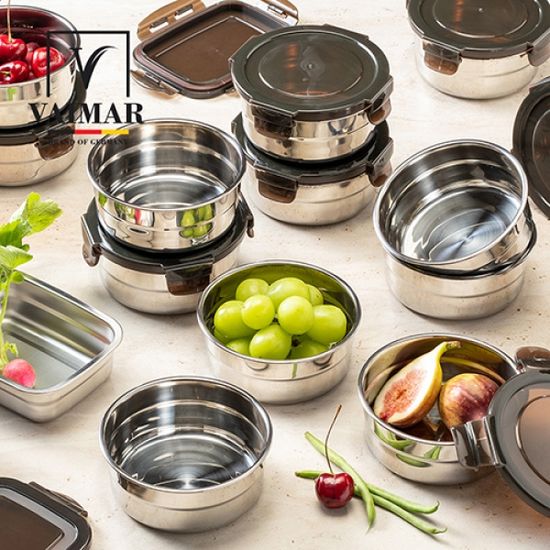 바이마르 스텐레스 밀폐용기 혼합 19종세트
