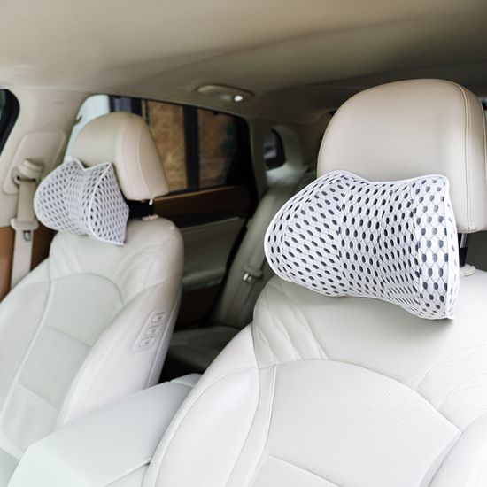 브론코 차량용 목쿠션 1+1 메쉬 U타입 자동차목베개