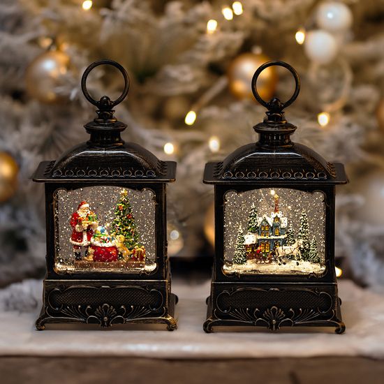 크리스마스 오르골 - 올드맨 스퀘어 워터볼 무드등