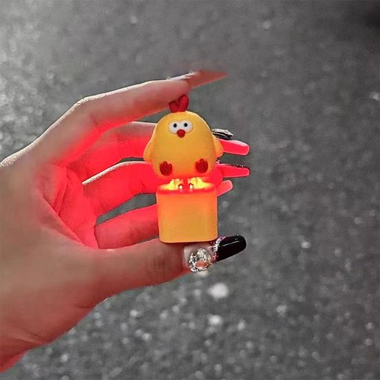 웃긴 캐릭터 사운드 led 피젯 토이 키보드 키캡 키링