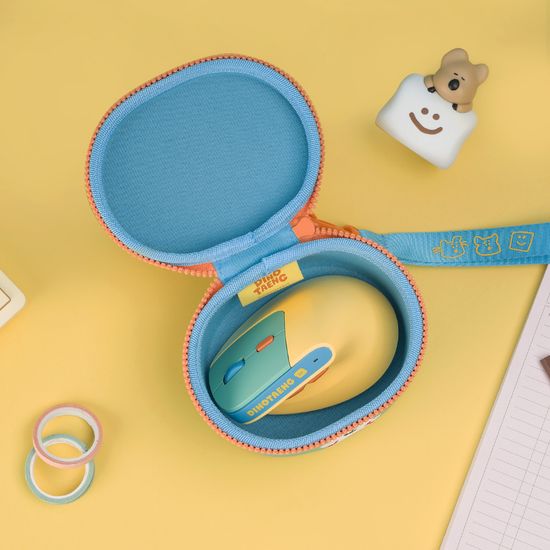 다이노탱 충전식 무선 저소음 버티컬 마우스+파우치