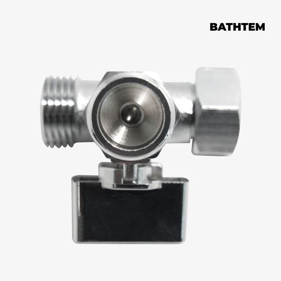 바스템 편리한 잠금형 앵글밸브 (황동)