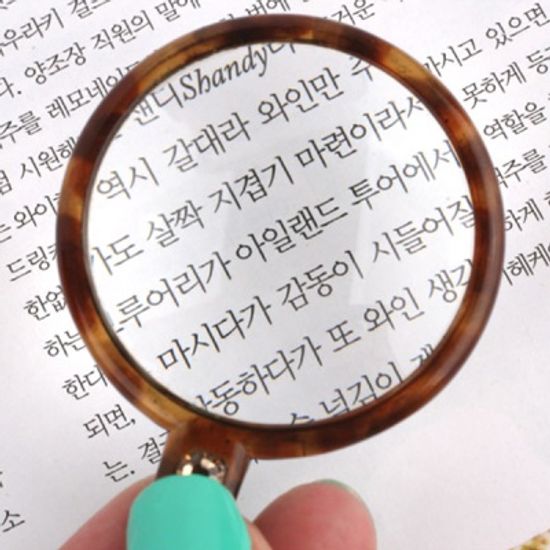 뿔테목걸이돋보기(3배율) IL024-T001