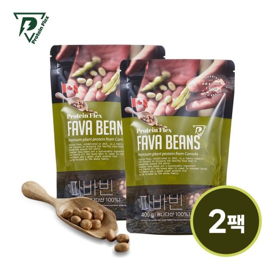 [프로틴플렉스] 캐나다 파바빈 원물 400g * 2팩