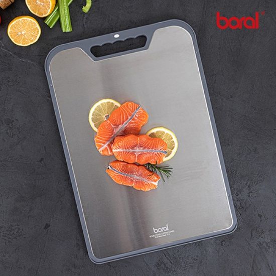 보랄 스테인리스스틸 316 양면도마 BR-CB31 405X250mm