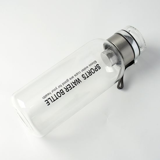 [로하티] 내열유리 티보틀+파우치 세트(1.4L) (실버)