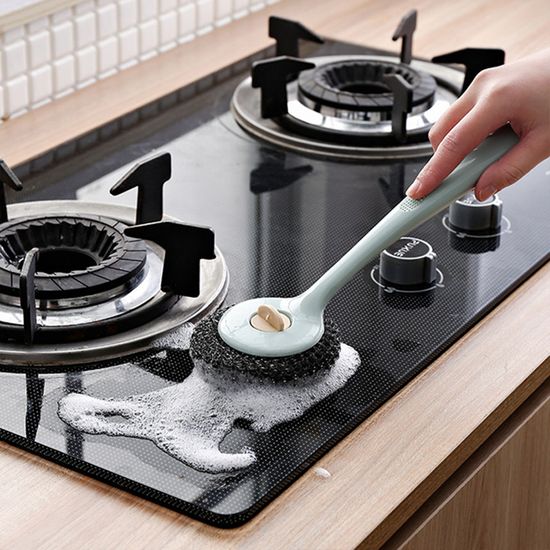 손잡이로 편리한 주방 손잡이 철수세미(리필10개포함)