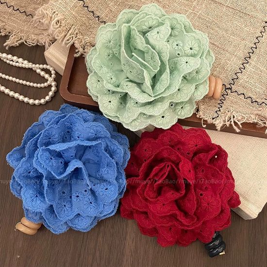 장미 레이스 전화선 헤어 타이 포니테일 스프링 줄