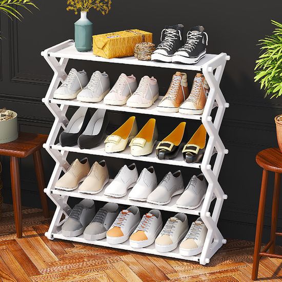 5단와이드 현관 신발장 수납 선반 신발 정리대 정리함