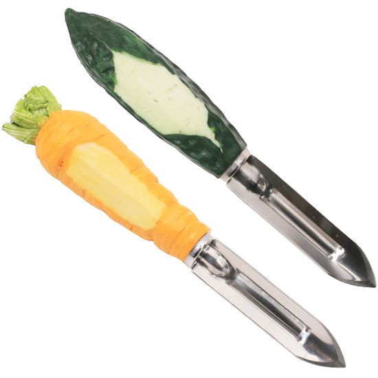 파켈만 야채모양 스텐 일자형 야채필러 감자칼 껍질칼
