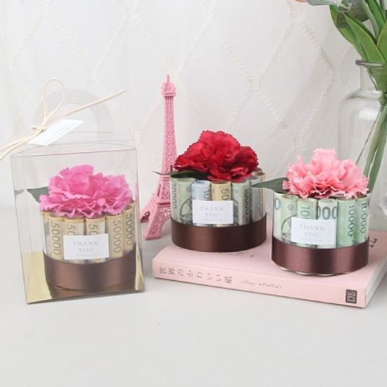 뉴카네이션 플라워 용돈 케이크 DIY