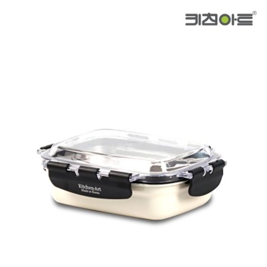 키친아트 멘토 컬러 스텐 반찬통 밀폐용기 400ml
