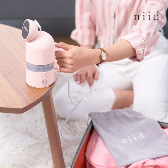 니드 핸디형 캡슐 스팀다리미 여행용 미니 핸드 스팀