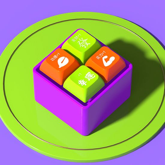 LED 피젯 키보드 4버튼 딸깍이 버튼 톡톡이 키캡 키링